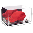 Mirror Wall Mount Case Mirror base with Gold Risers Dimension