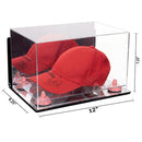Mirror Wall Mount Case Mirror base with Pink Risers Dimension