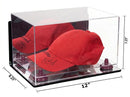 Mirror Wall Mount Case Mirror base with Purple Risers Dimension