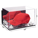 Mirror Wall Mount Case Mirror base with White Risers Dimension