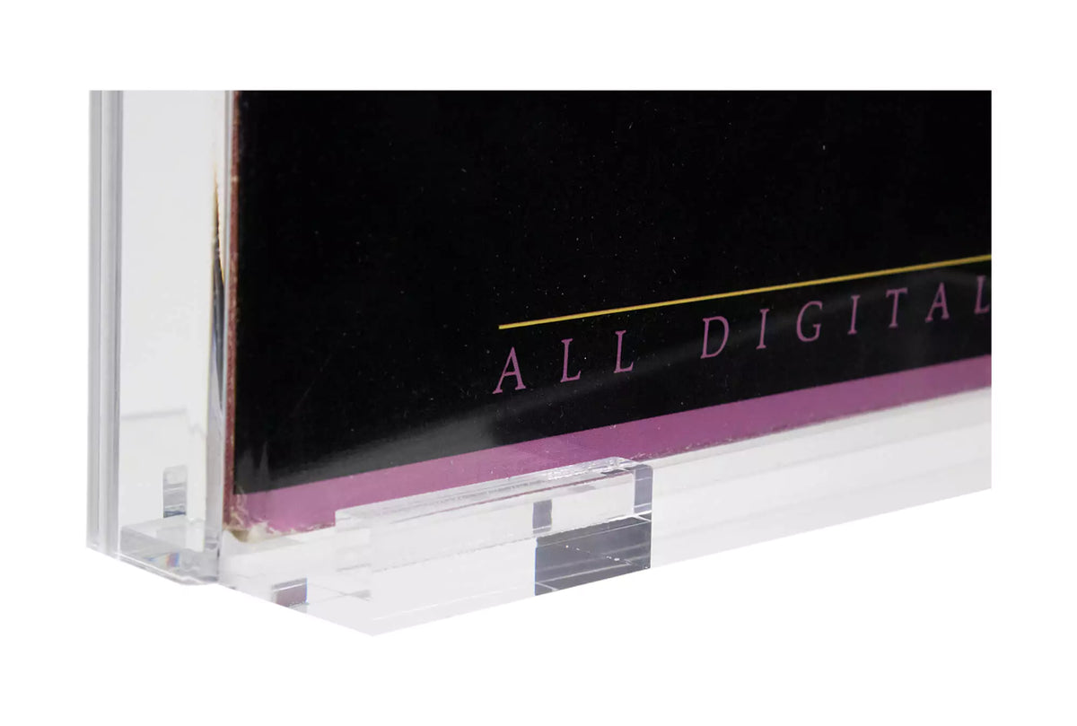 HIIMIEI Display voor vinylplaten van acryl voor maximaal 50 albums HIIMIEI Display voor vinylplaten van acryl voor maximaal 50 albums
