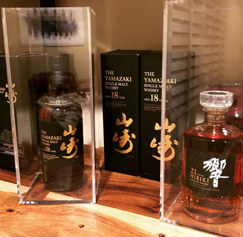 Wine bottle display case for sale on better display cases