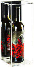 Wine bottle display case for sale on better display cases