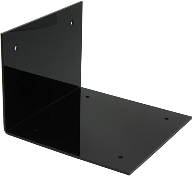 Black Acrylic Wall Mounts - Better Display Cases