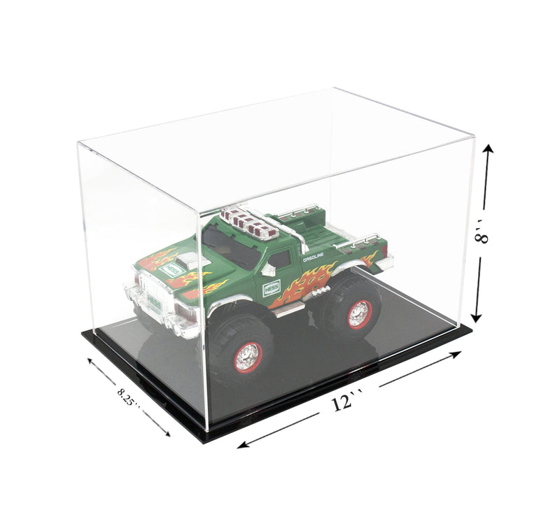 Black Base Toy Car Display Case