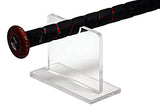 Deluxe Clear Acrylic Horizontal Table Top Baseball Bat<br>Display Stand<br><sub>(A056-LS-TT)</sub>, Display Case, Better Display Cases, Better Display Cases - Better Display Cases