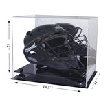 14.5x11x12 Mirrored Catchers Helmet Display Case