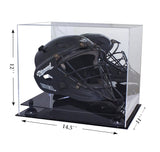 14.5x11x12 Mirrored Catchers Helmet Display Case