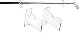 Clear Acrylic Standard Single Golf Club Wall Mounts Bracket