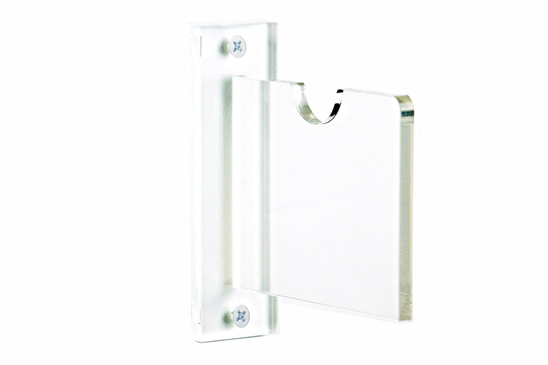 Deluxe Clear Acrylic Hockey Stick Wall Mount Bracket (A023-H-SS)