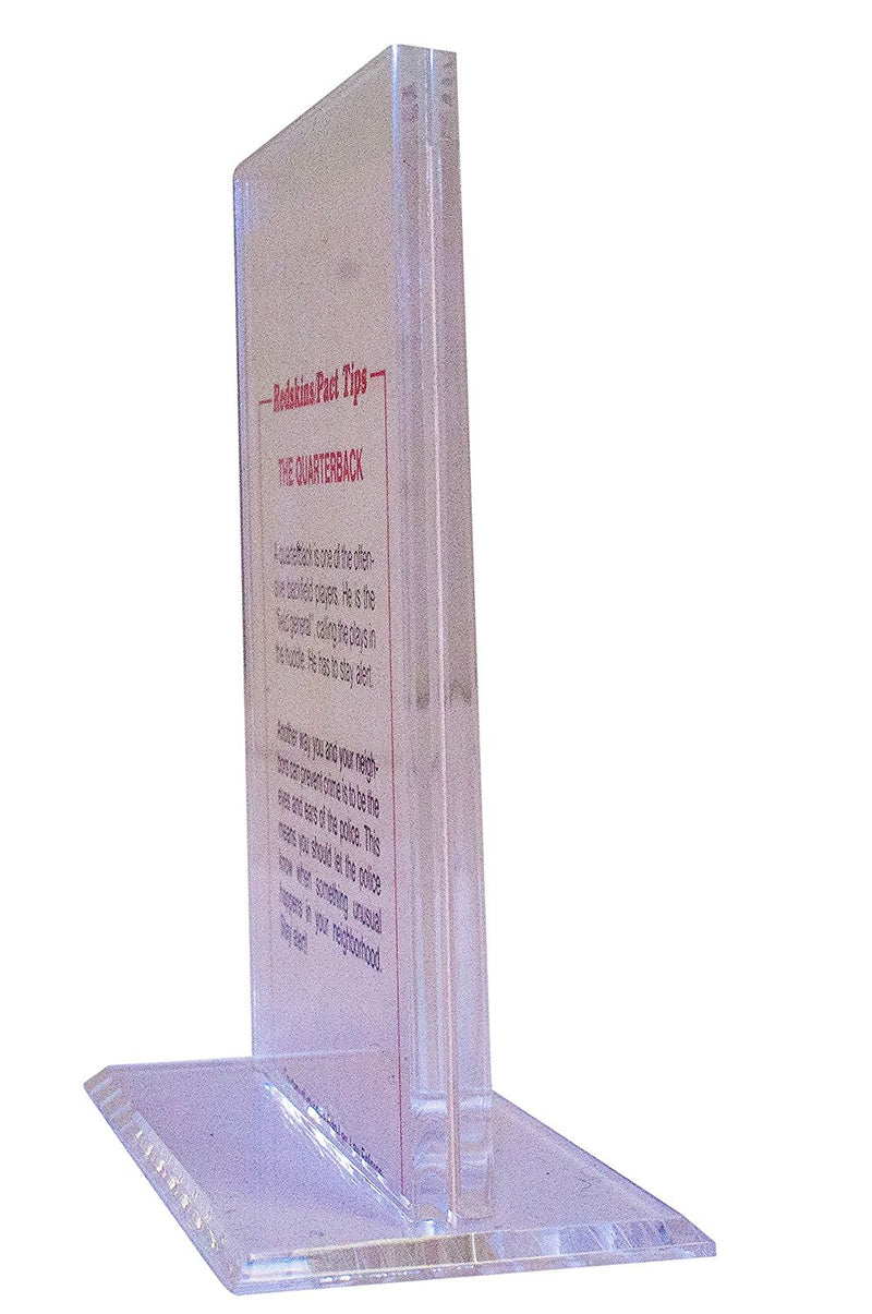 Trading Card Display Stand<br>Clear Acrylic<br> <sub> For MLB, NCAA, NFL, and more </sub>, Display Case, Better Display Cases, Better Display Cases - Better Display Cases