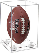 Full Size Football Display Case Vertical - Clear (B42/A060)