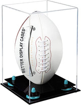 Full Size Football Display Case Vertical - Clear (B42/A060)