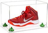 Acrylic Large Single Shoe Display Case for Basketball Shoe, Soccer, Football Cleat - 15x8x9 Clear (V11/a013)