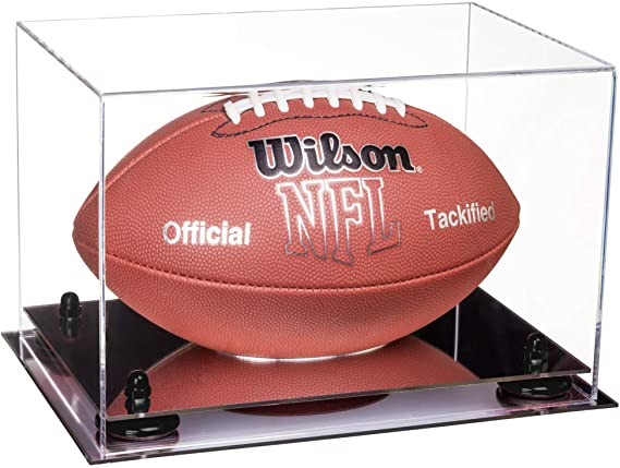 acrylic glass football case