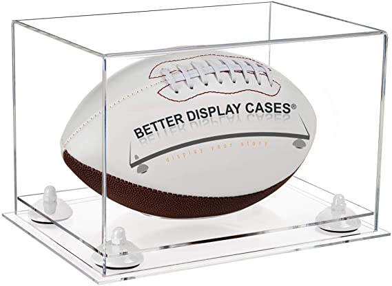 Acrylic Full Size Football Display Case - Clear (B41/A004)