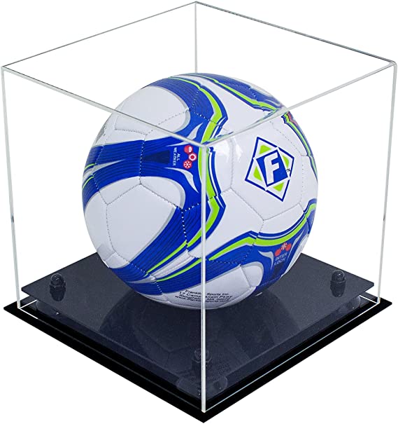 Acrylic Soccer Ball Display Case - Clear (B02/A027)