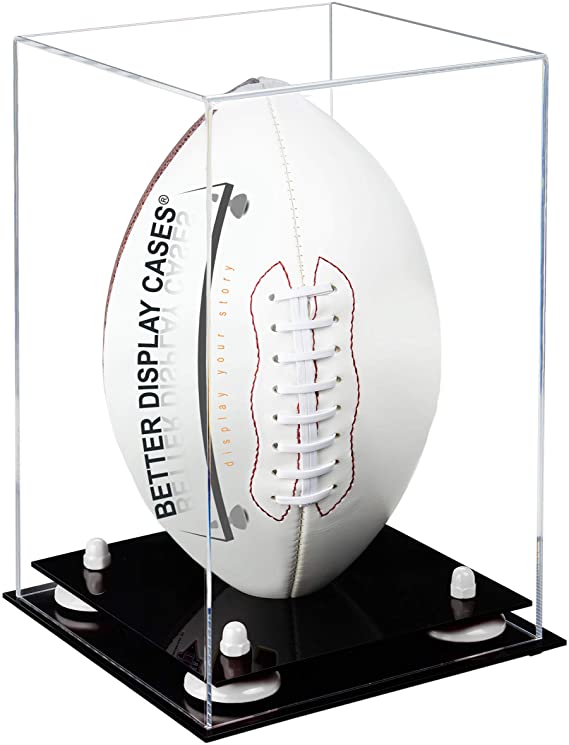 Full Size Football Display Case Vertical - Clear (B42/A060)