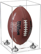 Full Size Football Display Case Vertical - Clear (B42/A060)