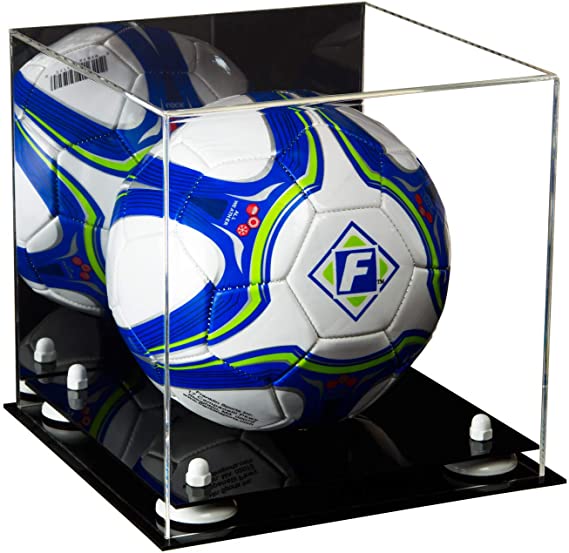 Acrylic Soccer Ball Display Case - Mirror (B02/A027)