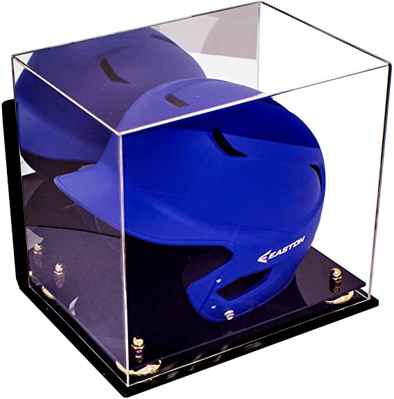 Acrylic Baseball Batting Helmet Display Case - Mirror Wall Mounts (V22/A012)