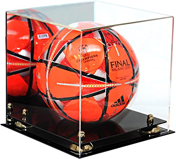 Acrylic Soccer Ball Display Case - Mirror (B02/A027)