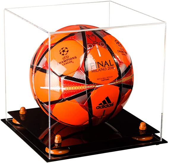 Acrylic Soccer Ball Display Case - Clear (B02/A027)