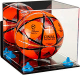 Acrylic Soccer Ball Display Case - Mirror Wall Mounts (B02/A027)