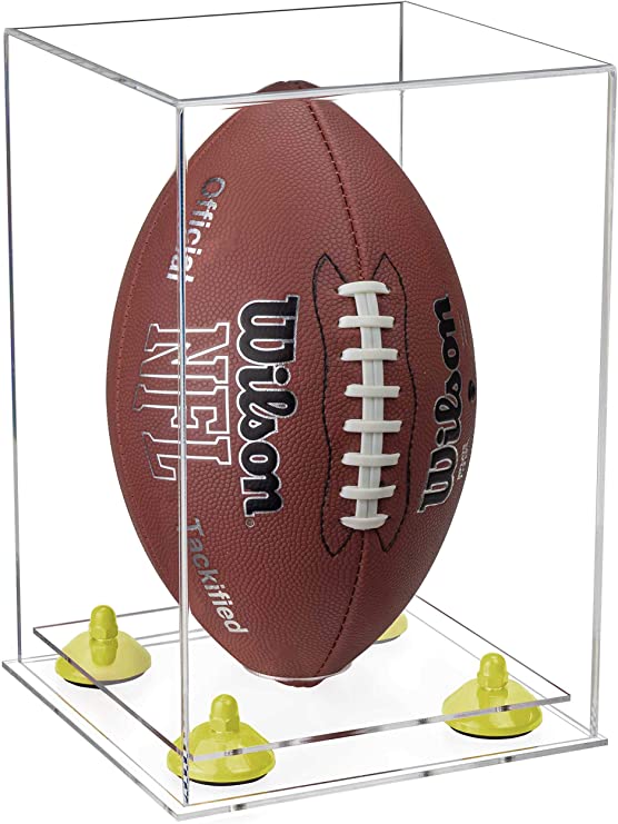 Full Size Football Display Case Vertical - Clear (B42/A060)