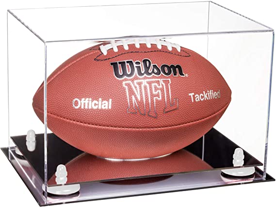 Acrylic Full Size Football Display Case - Clear (B41/A004)