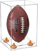 Full Size Football Display Case Vertical - Clear (B42/A060)