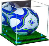 Acrylic Soccer Ball Display Case - Mirror (B02/A027)