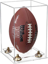 Full Size Football Display Case Vertical - Clear (B42/A060)