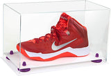 Acrylic Large Single Shoe Display Case for Basketball Shoe, Soccer, Football Cleat - 15x8x9 Clear (V11/a013)