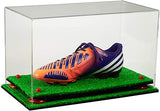 Acrylic Large Single Shoe Display Case for Basketball Shoe, Soccer, Football Cleat - 15x8x9 Clear (V11/a013)