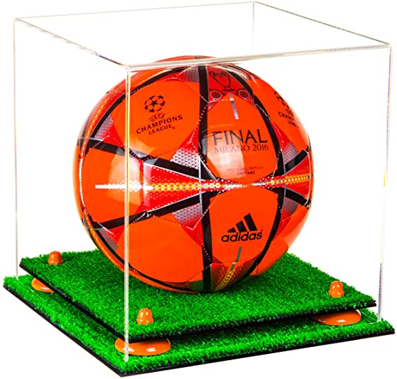 Acrylic Soccer Ball Display Case - Clear (B02/A027)