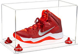 Acrylic Large Single Shoe Display Case for Basketball Shoe, Soccer, Football Cleat - 15x8x9 Clear (V11/A013)