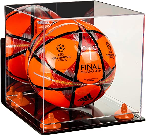 Acrylic Soccer Ball Display Case - Mirror (B02/A027)