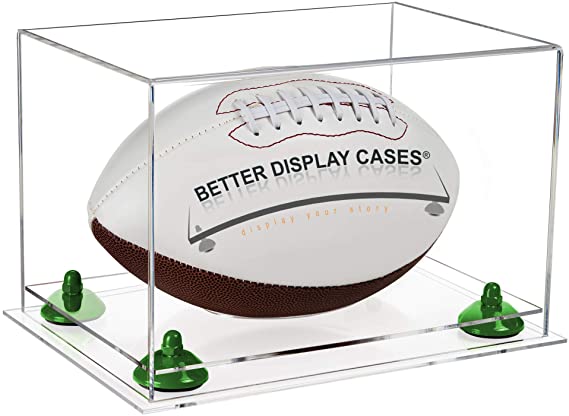 Acrylic Full Size Football Display Case - Clear (B41/A004)