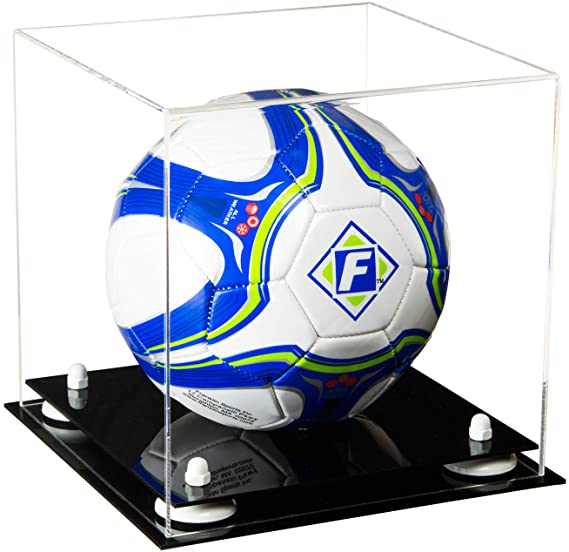 Acrylic Soccer Ball Display Case - Clear (B02/A027)