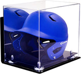 Acrylic Baseball Batting Helmet Display Case - Mirror Wall Mounts (V22/A012)