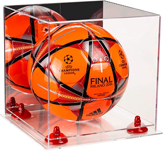 Acrylic Soccer Ball Display Case - Mirror (B02/A027)