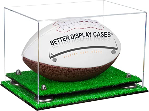 Acrylic Full Size Football Display Case - Clear (B41/A004)