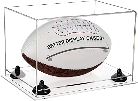 glass football case