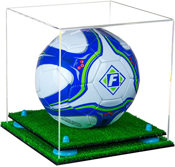 Acrylic Soccer Ball Display Case - Clear (B02/A027)