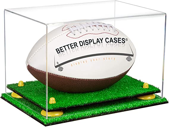 Acrylic Full Size Football Display Case - Clear (B41/A004)