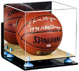 Acrylic Full Size Basketball Display Case - Mirror Wall Mount (B01/A001)