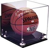 Acrylic Full Size Basketball Display Case - Mirror no Wall Mounts (B01/A001)