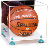 Acrylic Full Size Basketball Display Case - Mirror Wall Mount (B01/A001)