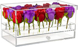 Clear Acrylic Flowers Display Case for Wedding and Home